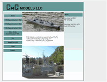 Tablet Screenshot of cnc-models.com